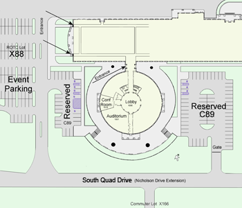 parking and room map Parking & Rooms