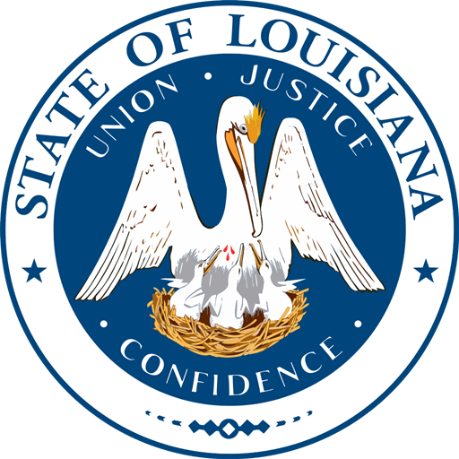 LA state seal