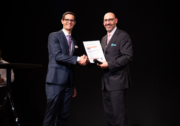 Per Svennson receives award