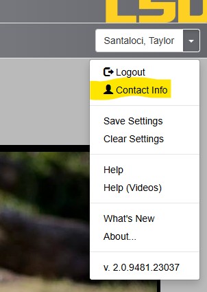 contact info