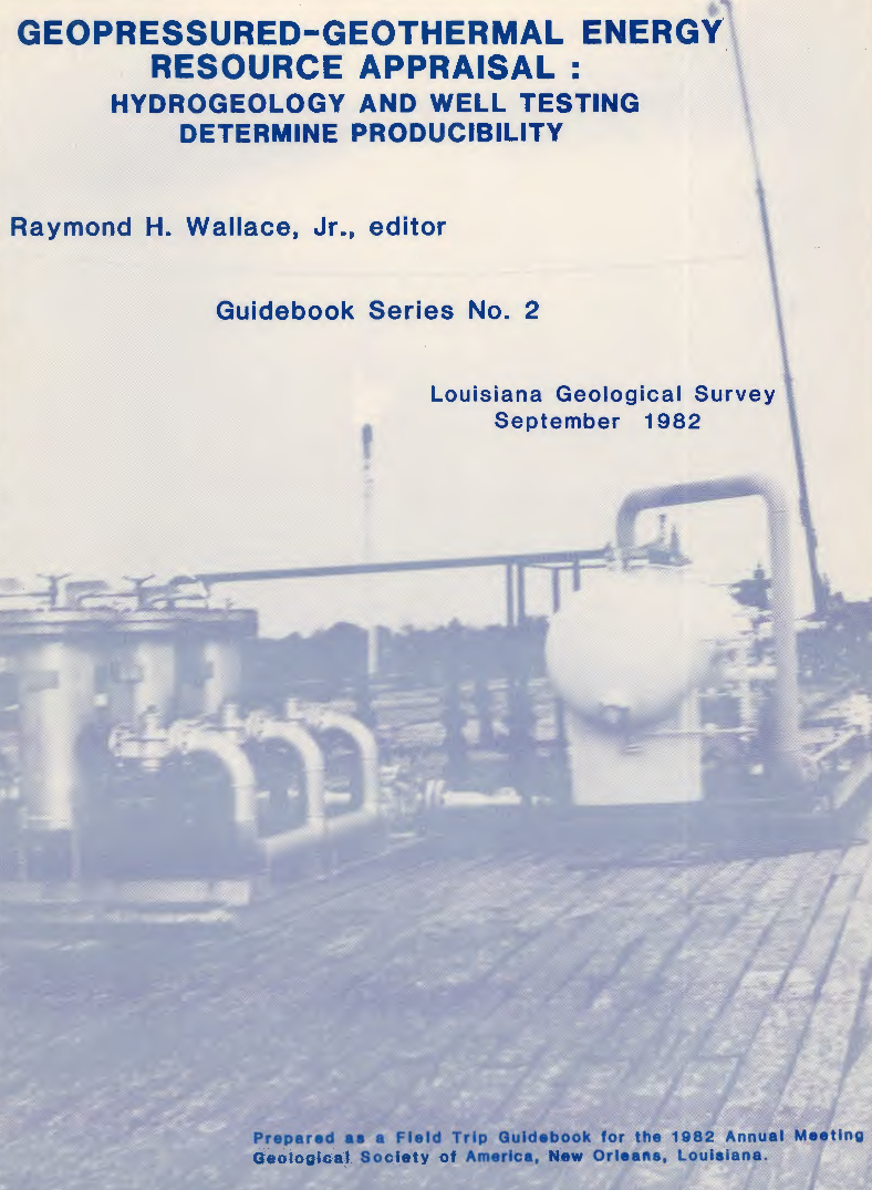 Geopressured-Geothermal Energy Resource Appraisal: Hydrogeology and Well Testing Determine Producibility