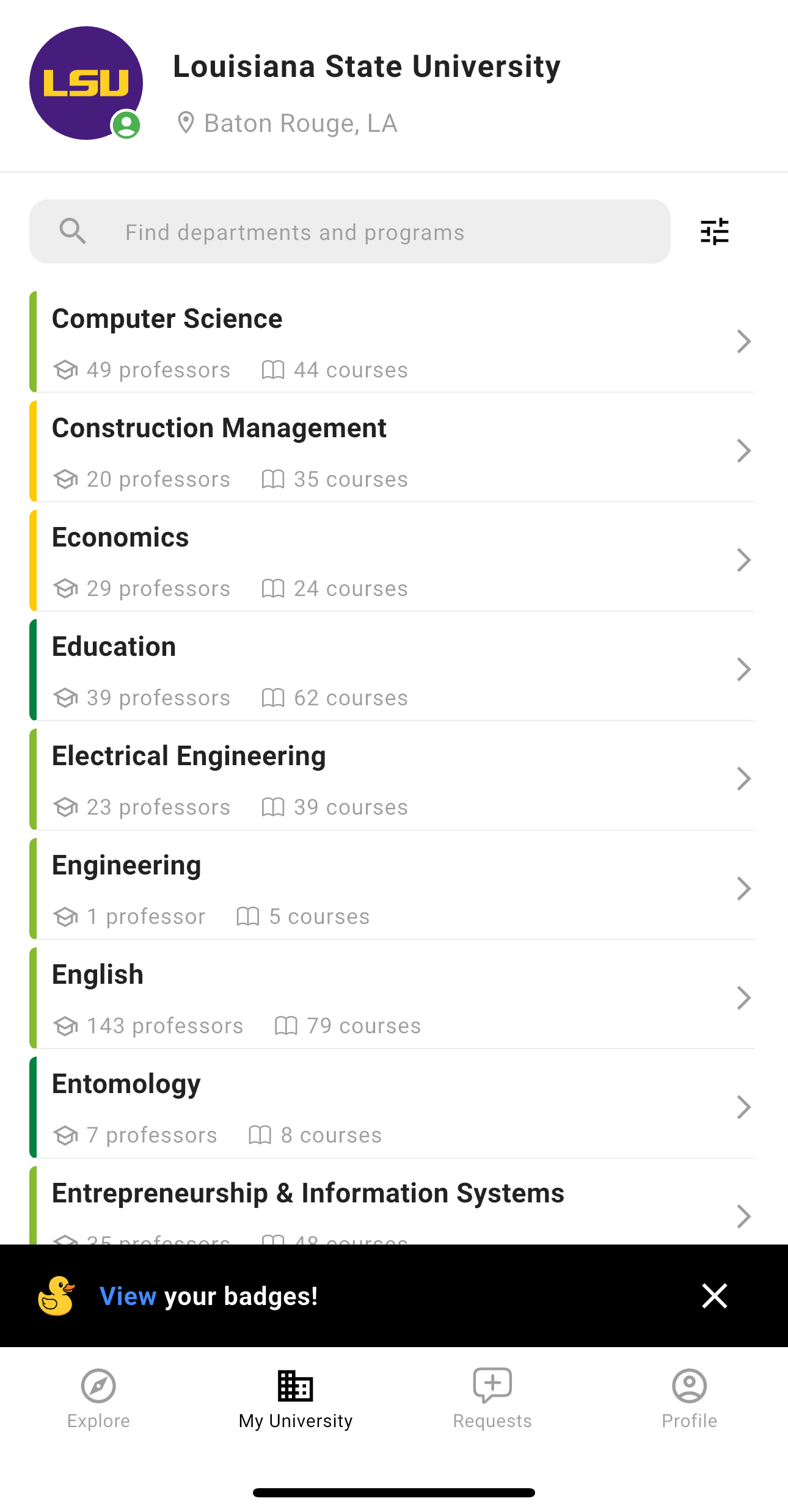 PI app interface